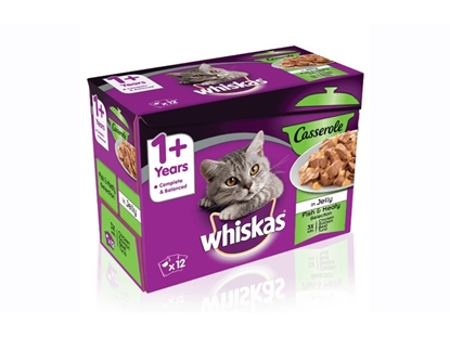 Picture of WHISKAS CASSEROLE MIXED SECTION BOX 12PC